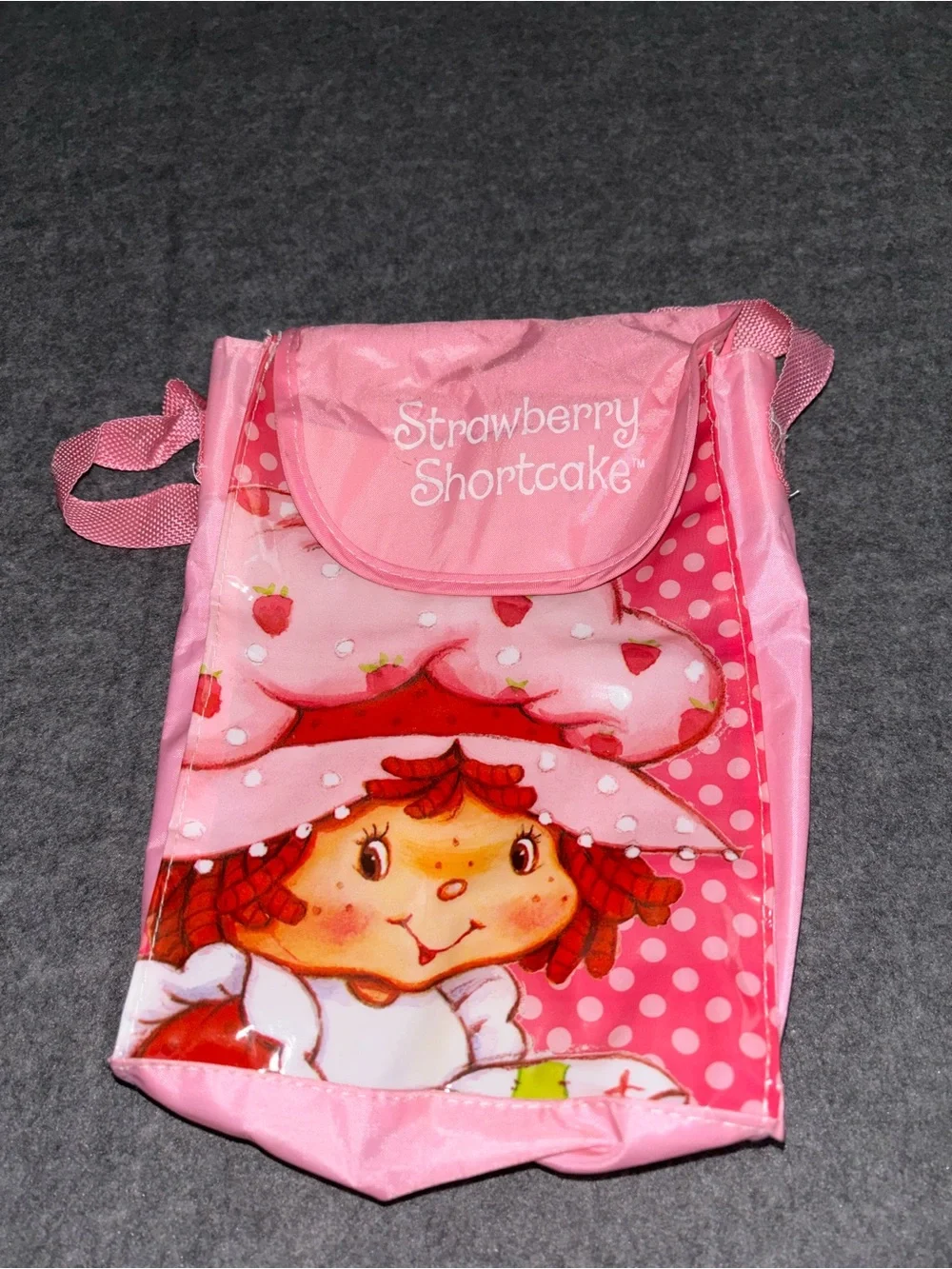 2007 Strawberry Shortcake tote lunch bag